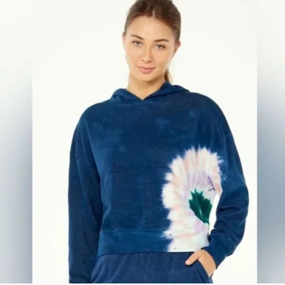 WILDFOX Hadley Tie Dye Hoodie Sweatshirt Size XS - Picture 1 of 14